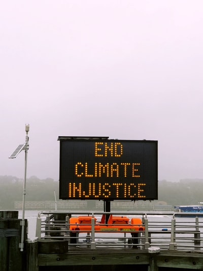 End of climate change on the LED screen
